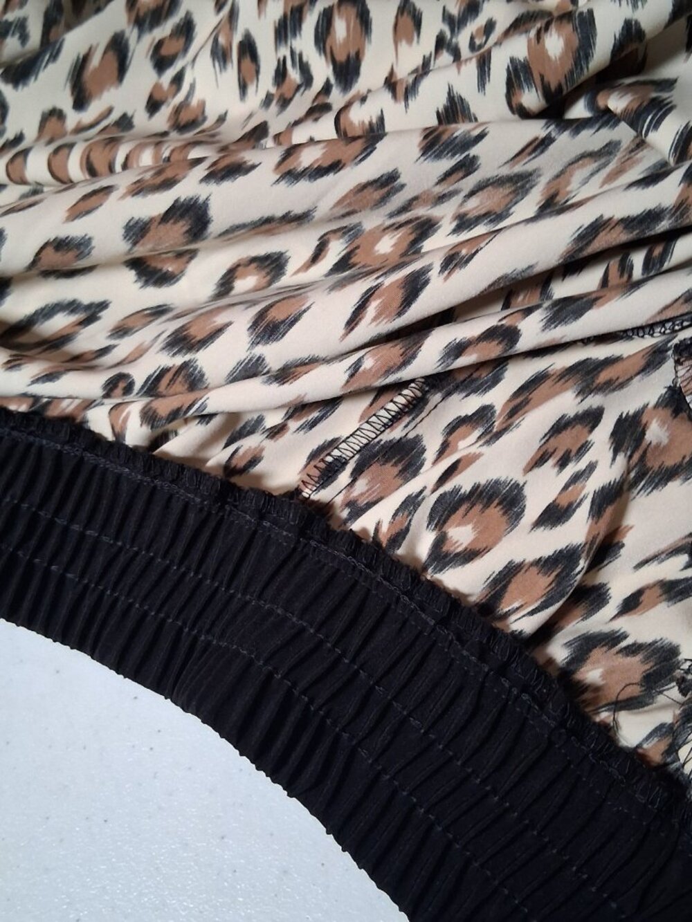 Vintage Just For Fun Jacket Small Cat Print Bling Oversized Leopard Lightweight - Picture 15 of 16